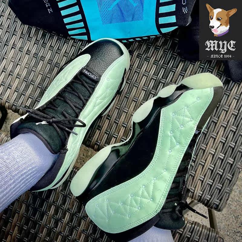 airjordansoleflyaj13联名白蓝复古高帮篮球鞋dx5763100篮球鞋