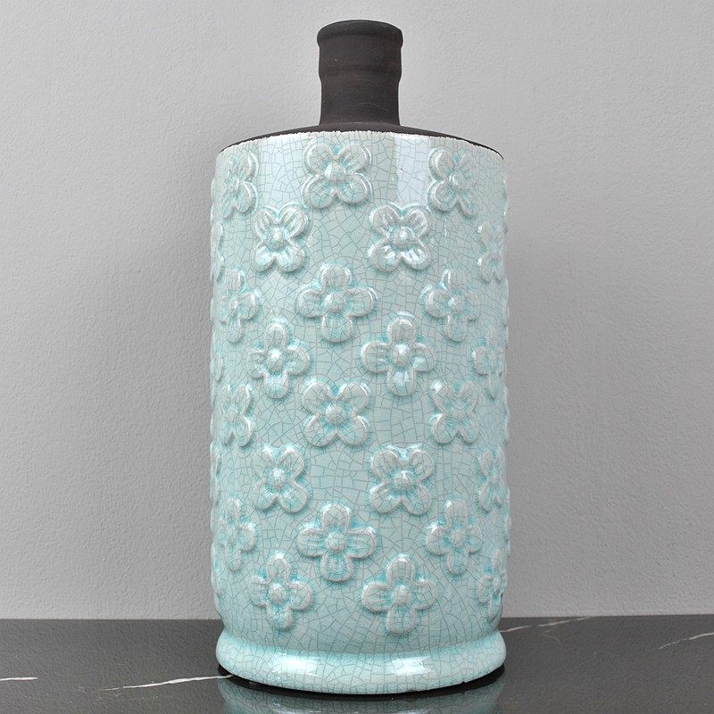 新现代细口摆件配饰客厅样板房花瓶陶瓷大肚拼接花瓶