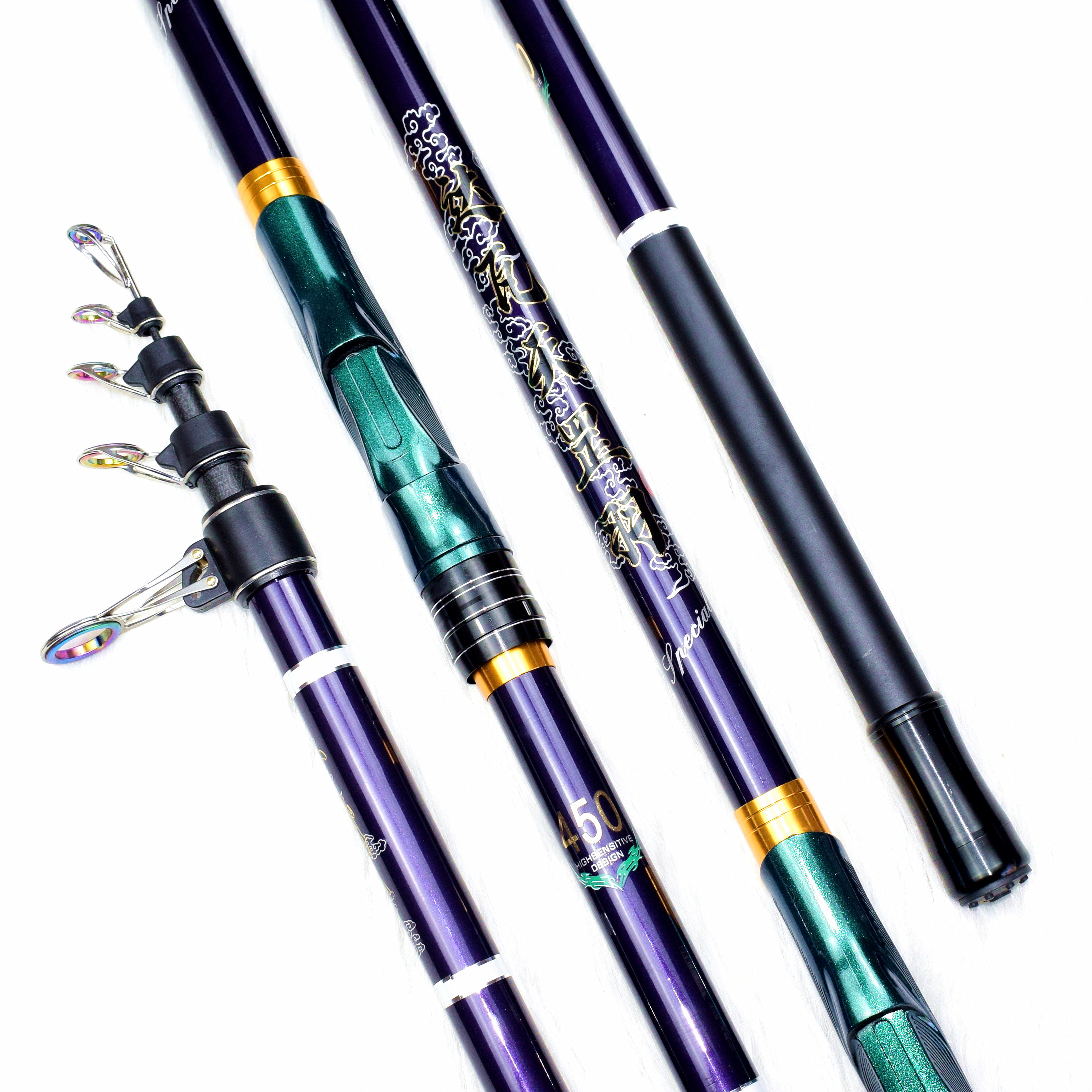 日本碳素远投竿达天罡超轻超硬海杆抛竿甩竿钓竿