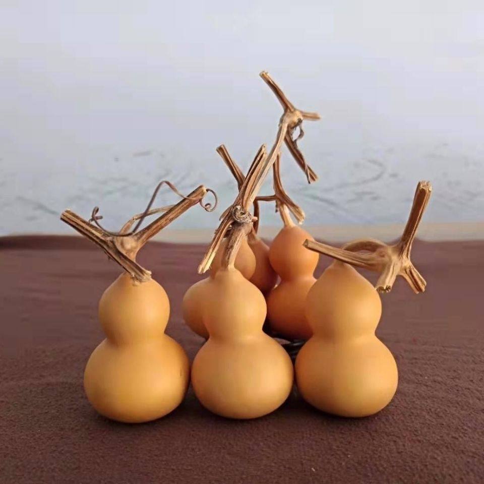 葫芦天然手捻草里金小文玩手把小美包邮葫芦