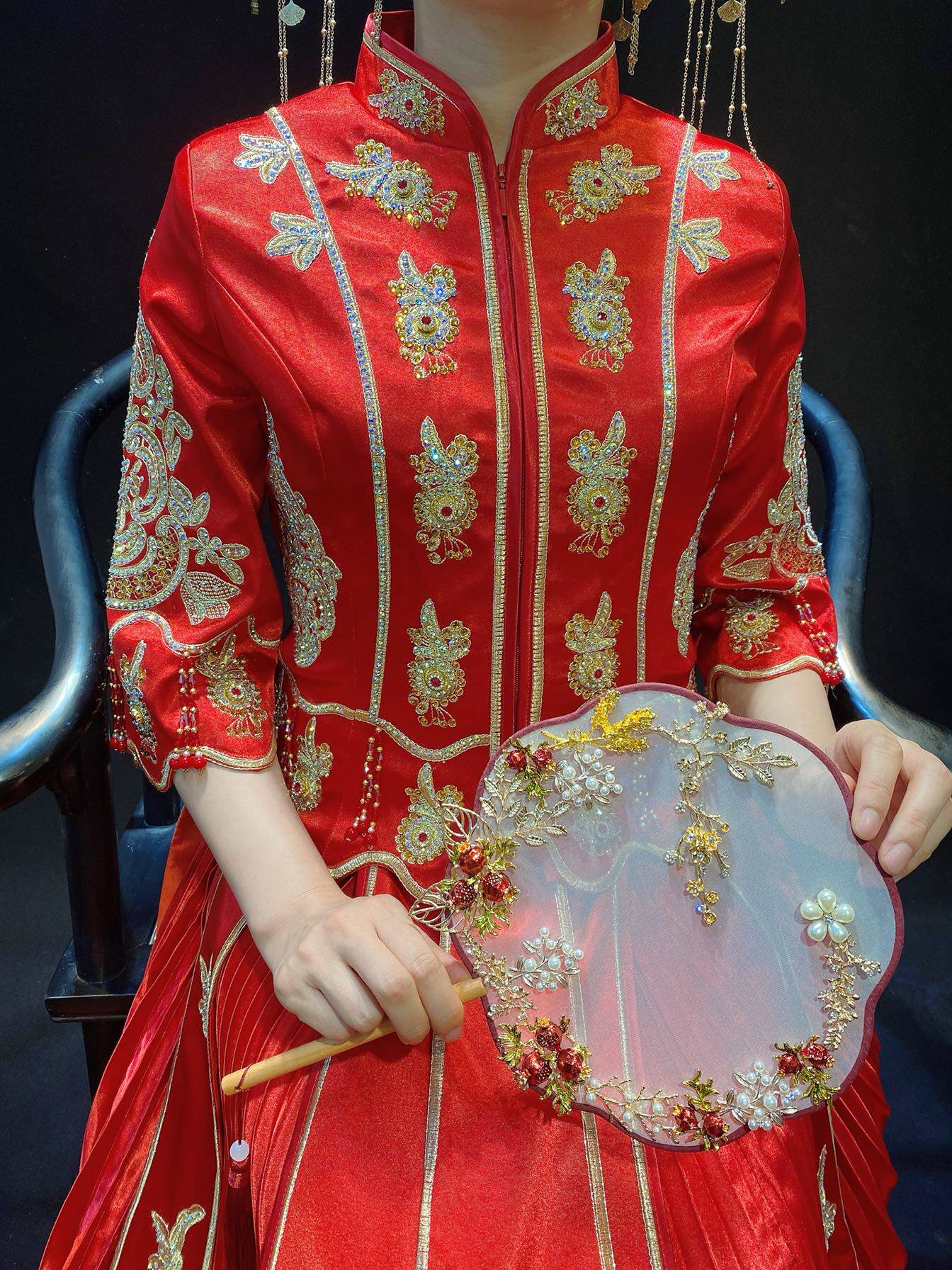 秀客客服详情其他2020新款结婚龙凤中式古装礼服