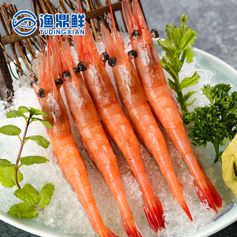 进口加拿大牡丹虾刺身鲜活超低温冷冻超大日料北极甜虾即食1公斤 –