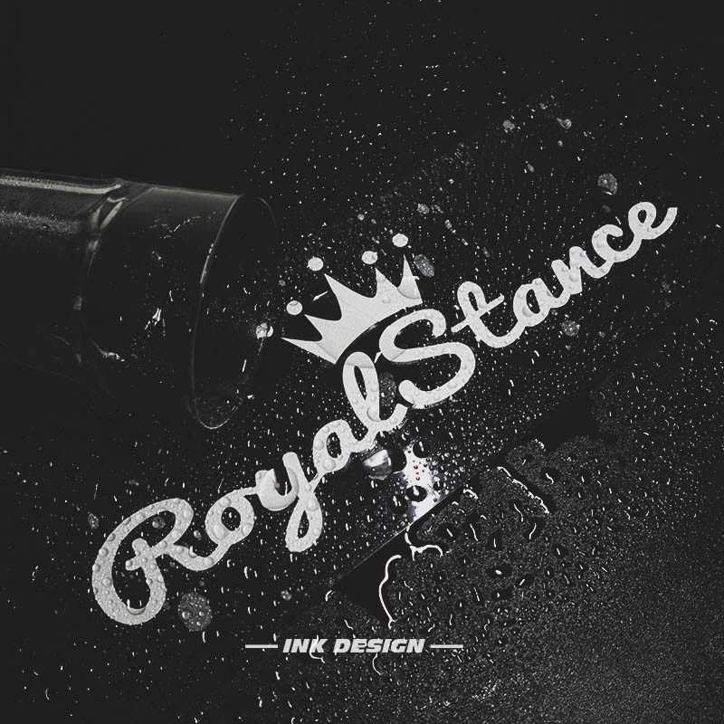 royalstance皇家姿态贴纸汽车风挡镂空装饰jdm改装汽车装饰贴