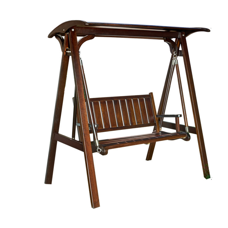 精欧户外实木秋千户外庭院花园摇椅防腐吊椅吊床户外秋千