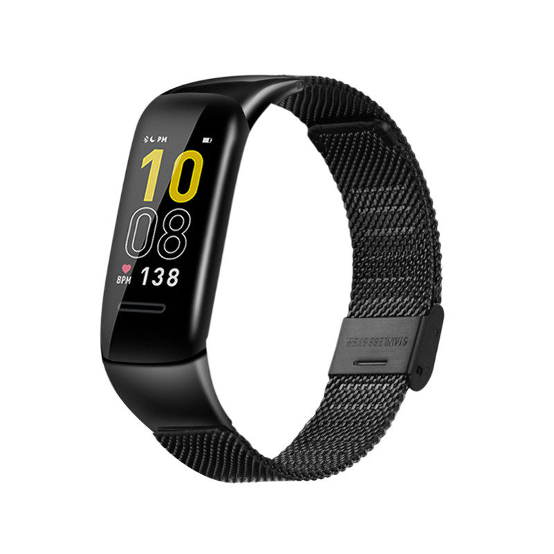 乐心表带防水磁吸米兰硅胶彩色5s手环不锈钢智能手表手环表带