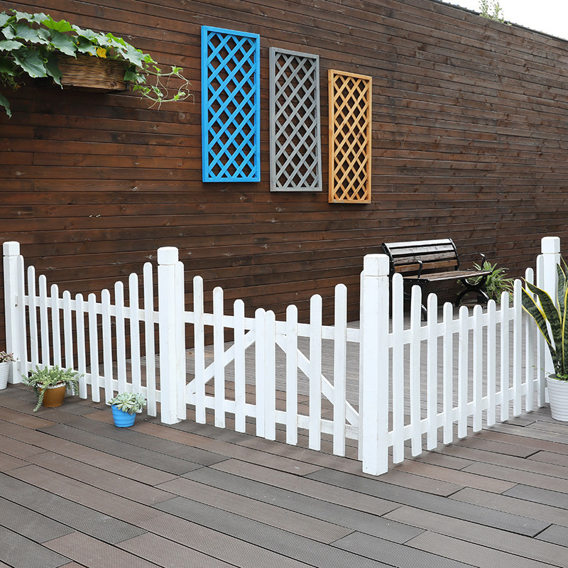 防腐木栅栅栏阳台别墅户外围墙围栏庭院露台大型篱笆