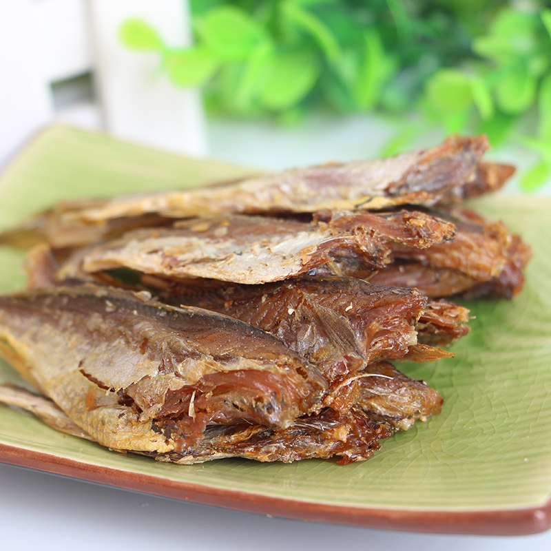 千岛渔娘特产烤香鱼干100g 鱼肉小鱼仔干