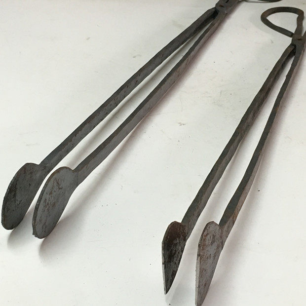 煤炭加强大号家用扁嘴火钳煤饼夹子工具龙虾烧烤夹