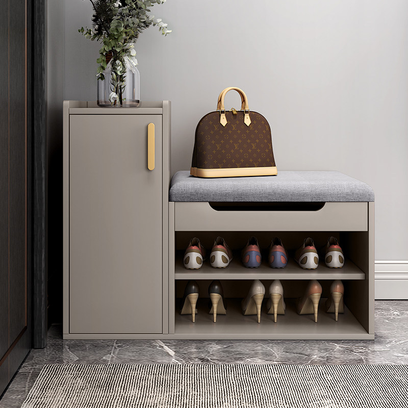 鞋柜换鞋凳一体轻奢换鞋凳家用门口入户鞋凳式鞋柜进门穿鞋坐凳子