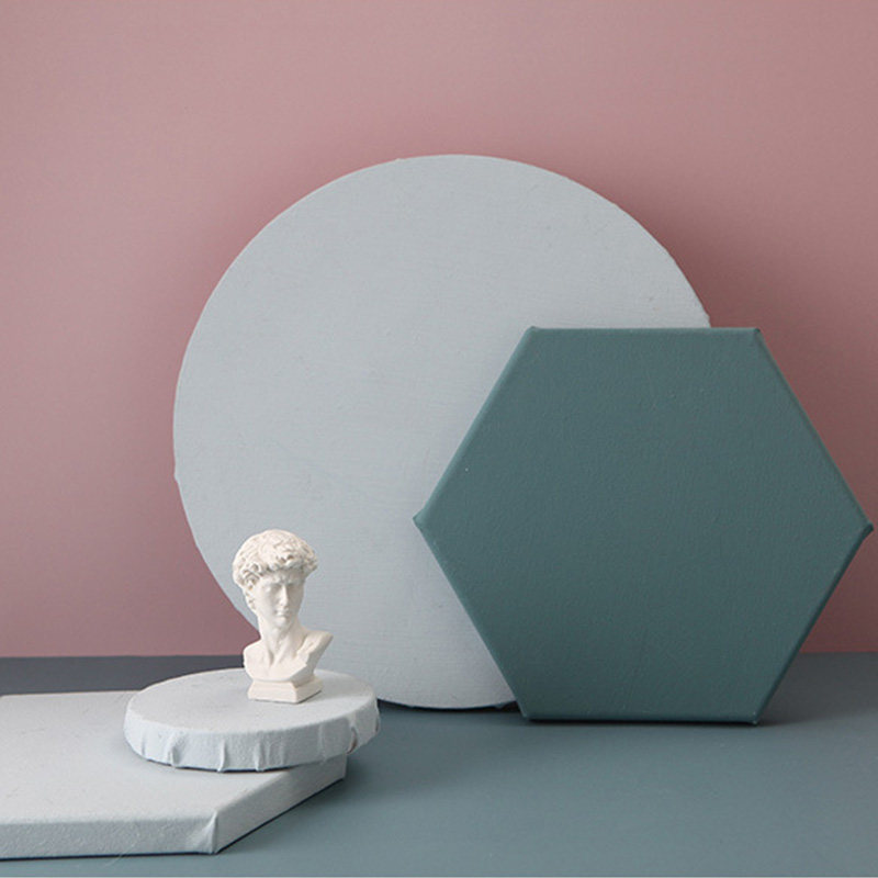 几何体拍照道具莫兰迪色系摆拍摆件立方体饮料奶茶果汁