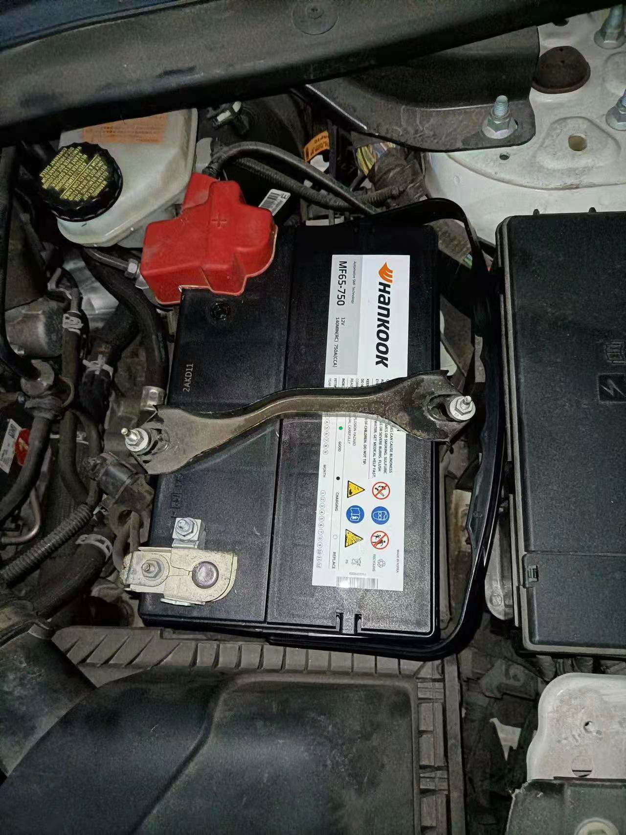 进口hankook韩泰蓄电池65750锐界探险者撼路者猛禽f350汽车电瓶