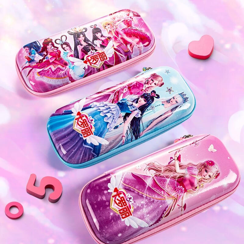 叶罗丽笔袋公主多功能大容量女孩女孩儿儿童文具盒小学生笔袋