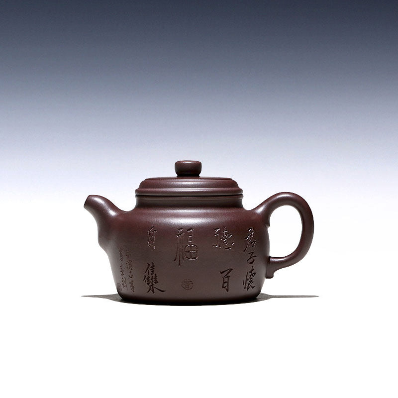 蕴德茶壶泥泡紫茄手工畅陶新生李新生紫砂壶原矿茶壶