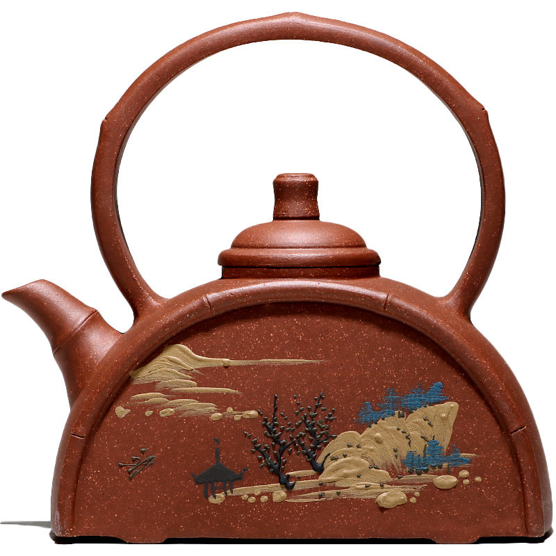 茶壶畅陶宜兴宜兴紫砂紫砂壶泡茶储建飞全手工降坡茶壶