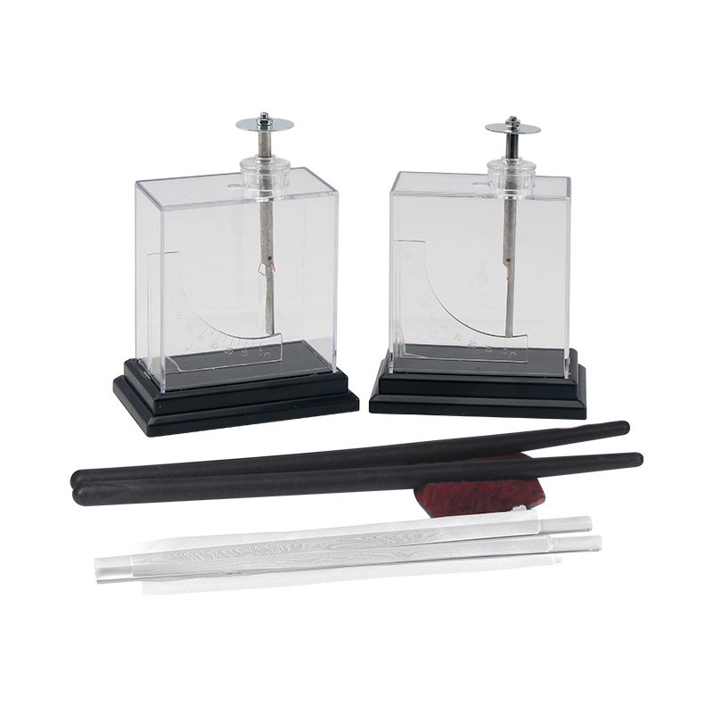 丝绸玻璃器材科学实验少儿电学物理初中皮毛摩擦教学仪器