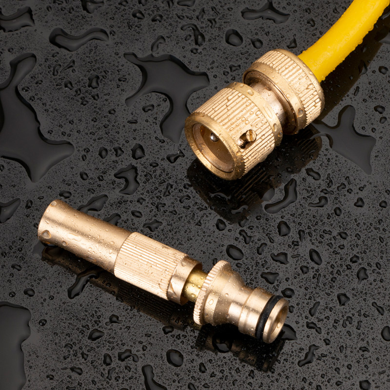 可调高压纯铜雾化直流家用浇花洗车喷头神器水枪