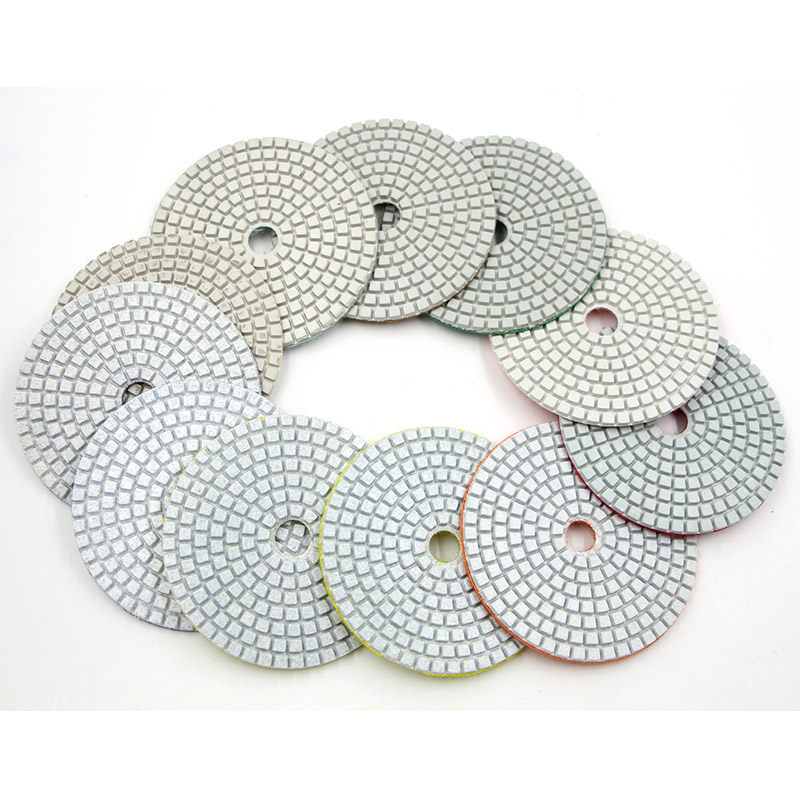 百马3寸4寸水磨片金刚石玉石大理石花岗岩抛光片石材水抛片翻新片