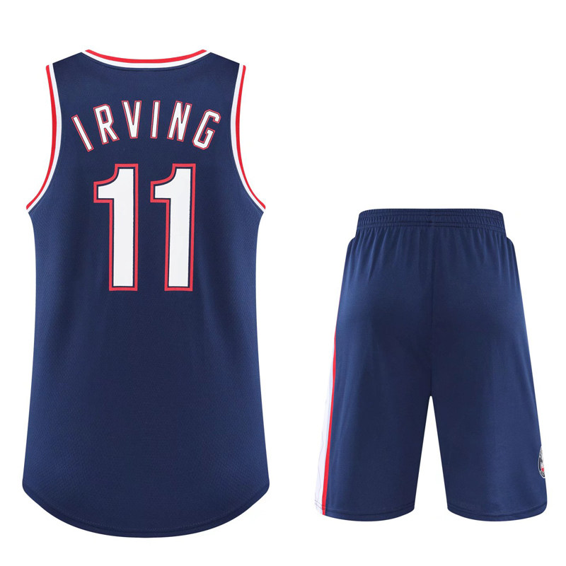 欧文11篮球衣杜兰特7号kd球衣篮球服套装男定制成人儿童球衣