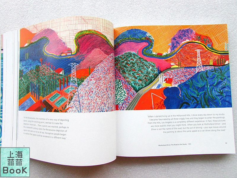 英文原版hockneyspicturesbydavidhockney大卫霍克尼画册绘画集霍克尼