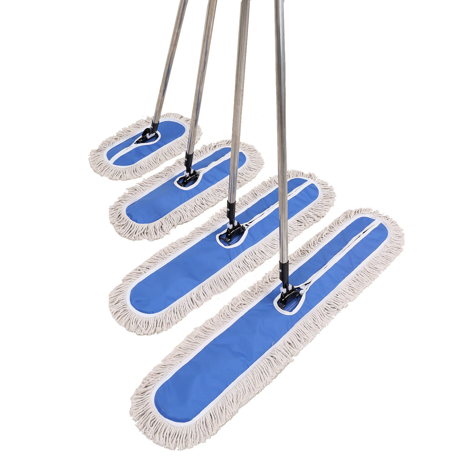 平板拖把大号尘推排棉纱拖布酒店家用平推长地旋转拖把