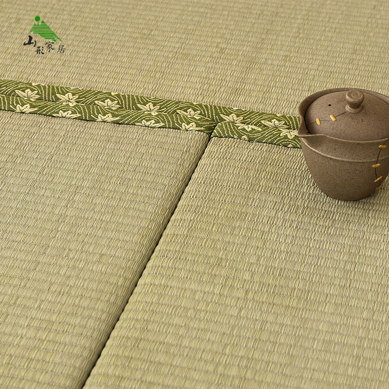 日式草席榻榻米垫子定做天然双目蔺草塌塌米床垫榻榻米垫