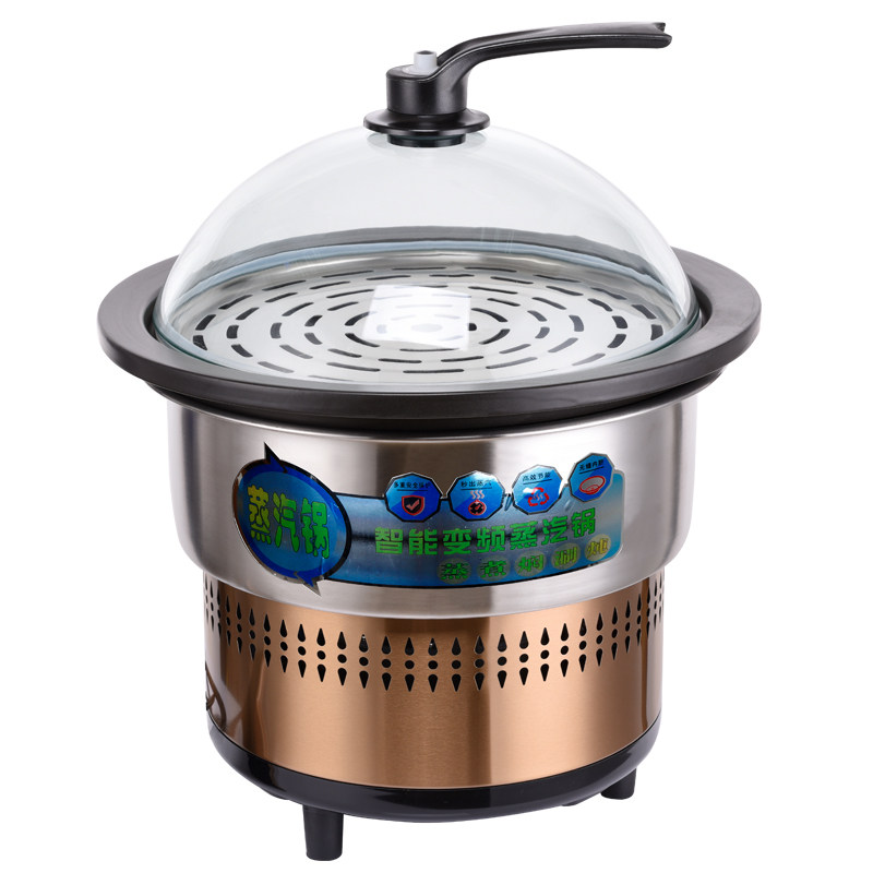 海鲜蒸汽商用汽锅餐厅石锅鱼设备桌子家用蒸锅电蒸锅