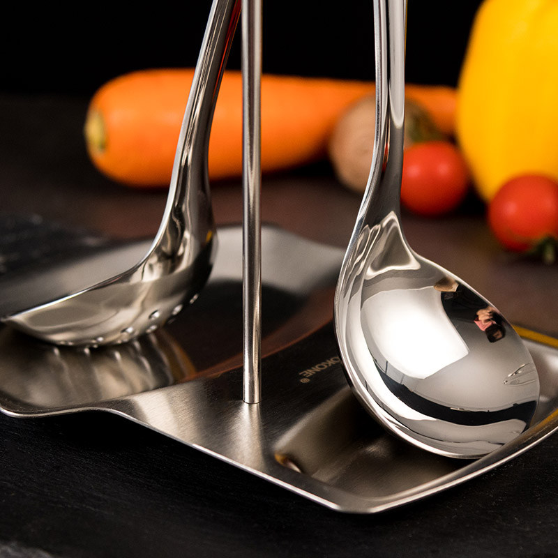 出口不锈钢汤勺火锅漏勺家用加厚盛汤勺子粥勺汤勺