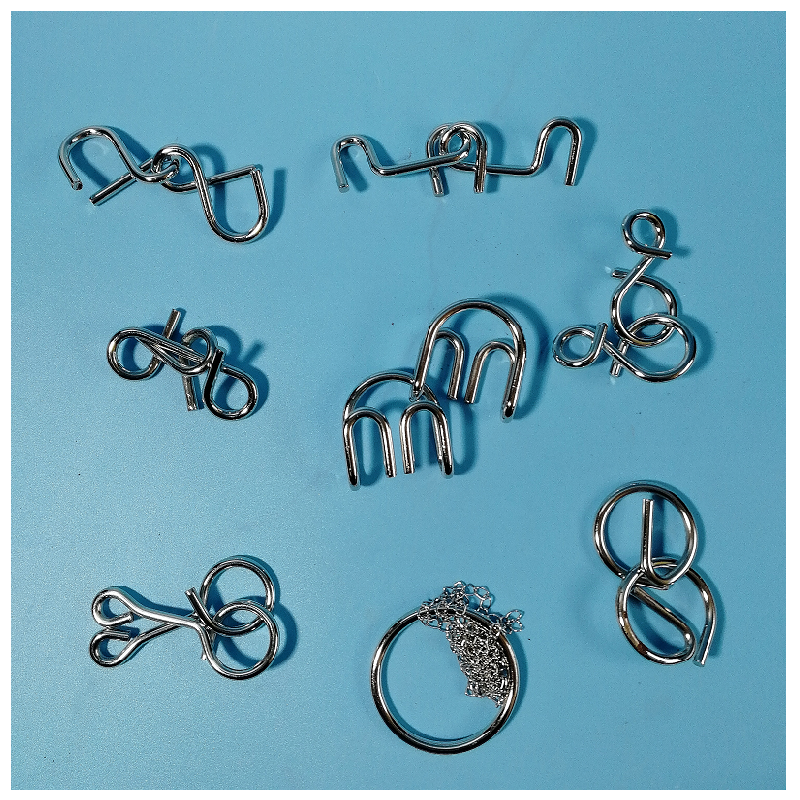 速卖通奇益九连环扣环件套解锁解环数学竞赛学校解锁