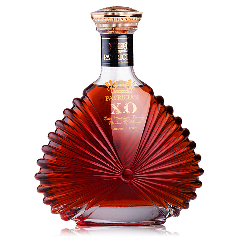 法国原酒洋酒礼盒 派斯顿豪门xo白兰地烈酒40度礼盒装700ml