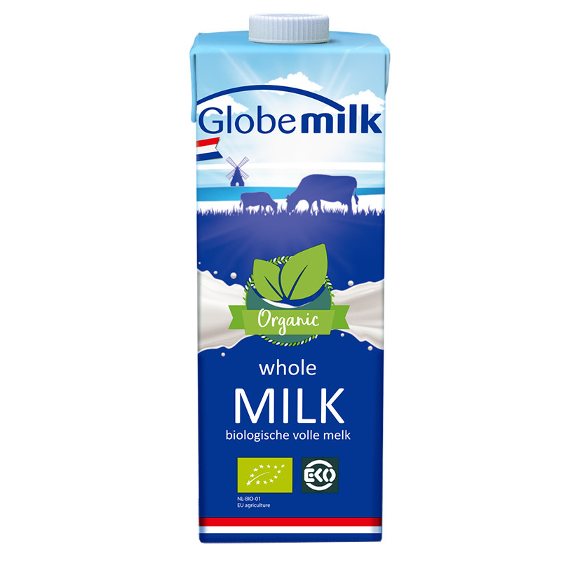 荷兰原装进口荷高globemilk有机全脂纯牛奶1l大盒其它