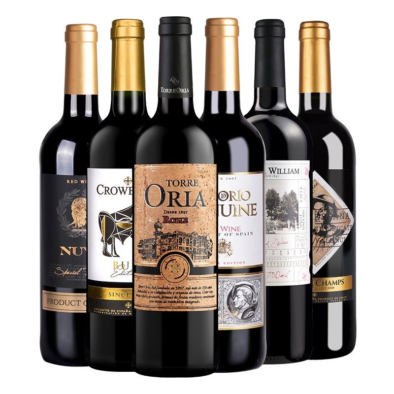 奥兰torreoria西班牙原瓶进口红酒整箱红葡萄酒750ml干红静态葡萄酒