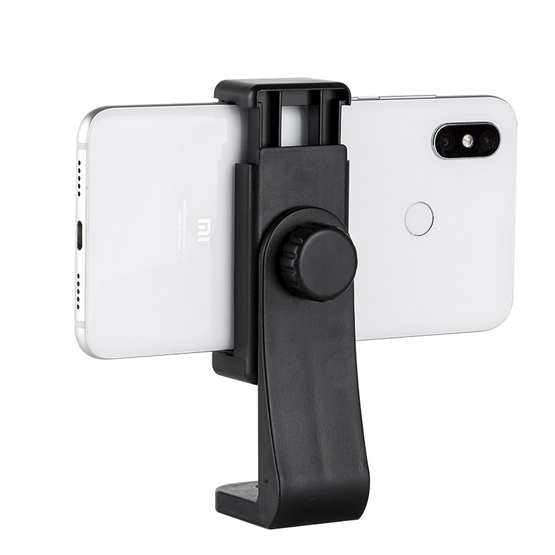 手机支架螺丝螺口夹子三角架固定通用手机支架