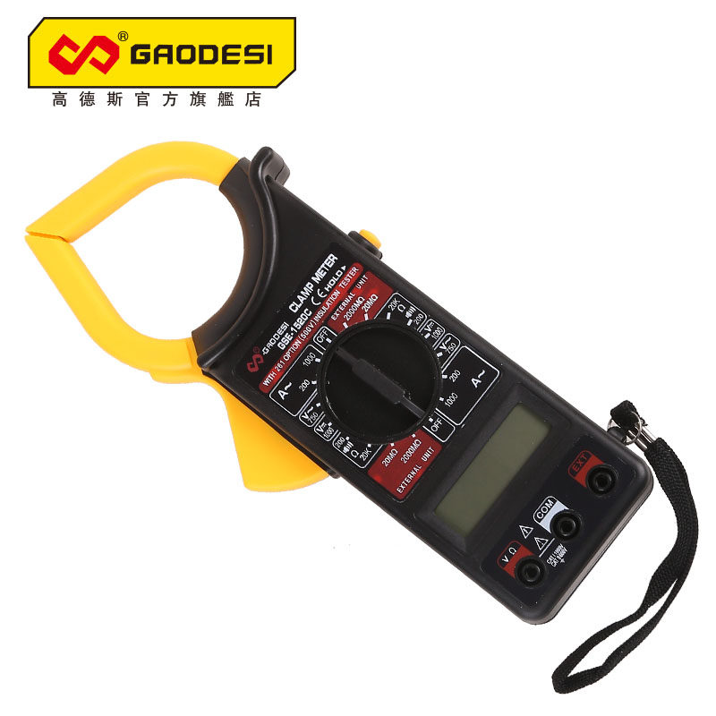 高精度钳形万用表数字电流表钳型钳流万能表交直流钳形表
