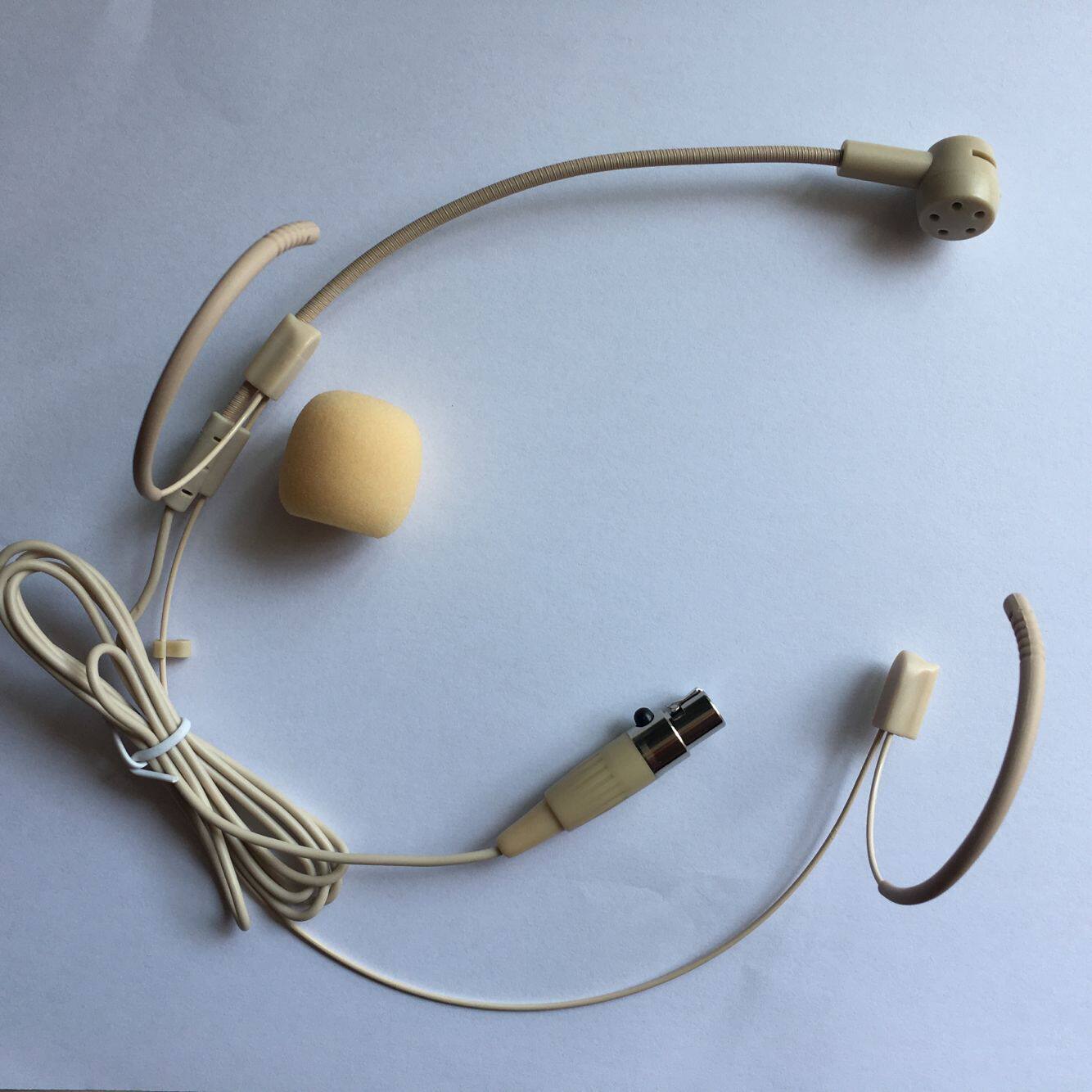 针孔四芯四心卡侬肤色头戴话筒耳挂耳麦头带其它影音产品