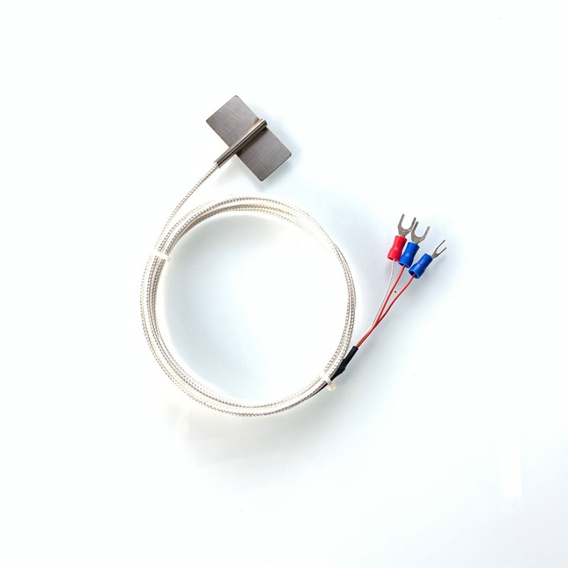 温度贴片片式pt100传感器热电阻pt1000表面检测防水型热电阻