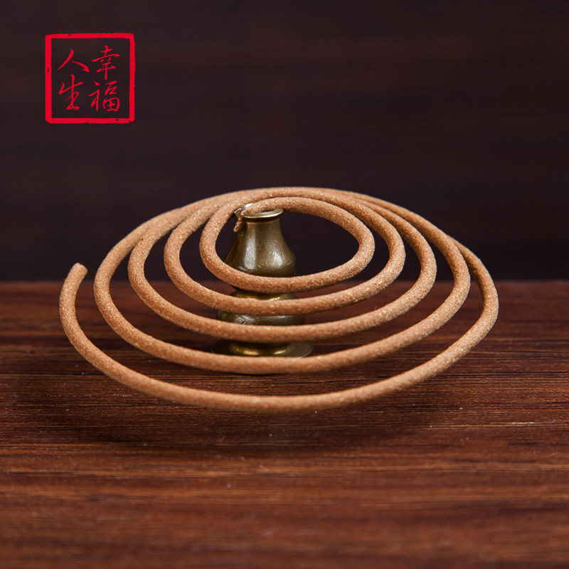 老山檀香佛香原木家用盘香室内净化礼佛薰香香薰香料