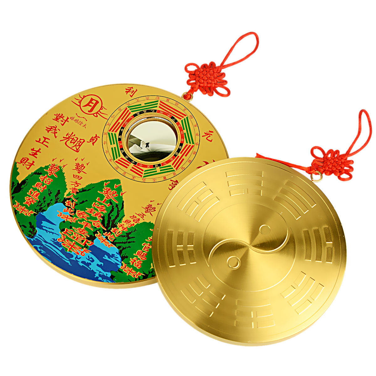 卓弘 纯铜山海镇镇宅化煞麒麟室外挂件山海镇图室内摆件家居挂饰