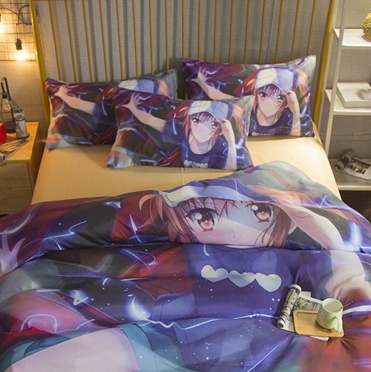 卡通全棉枕皮单人罩子枕芯炮姐动漫学生枕套枕套