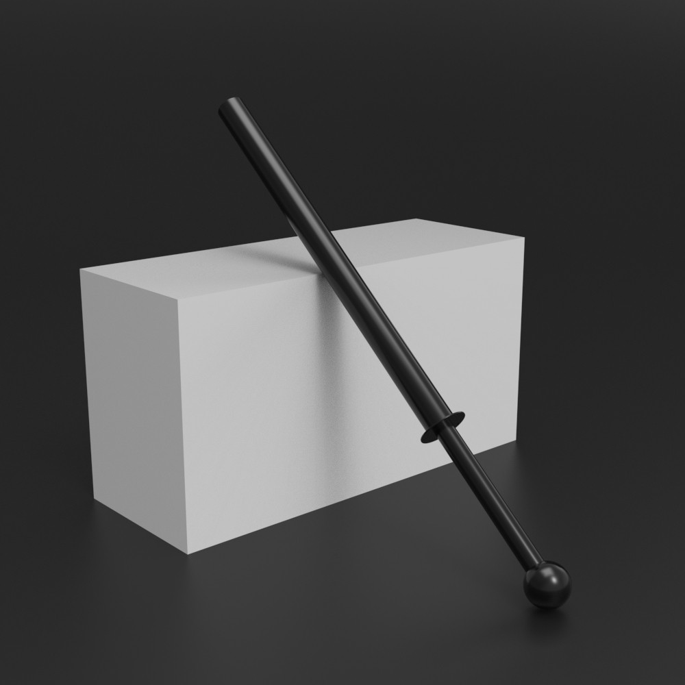 东际双手锏棒伊朗棒棍仿古兵器健身武术剑道弹力棒