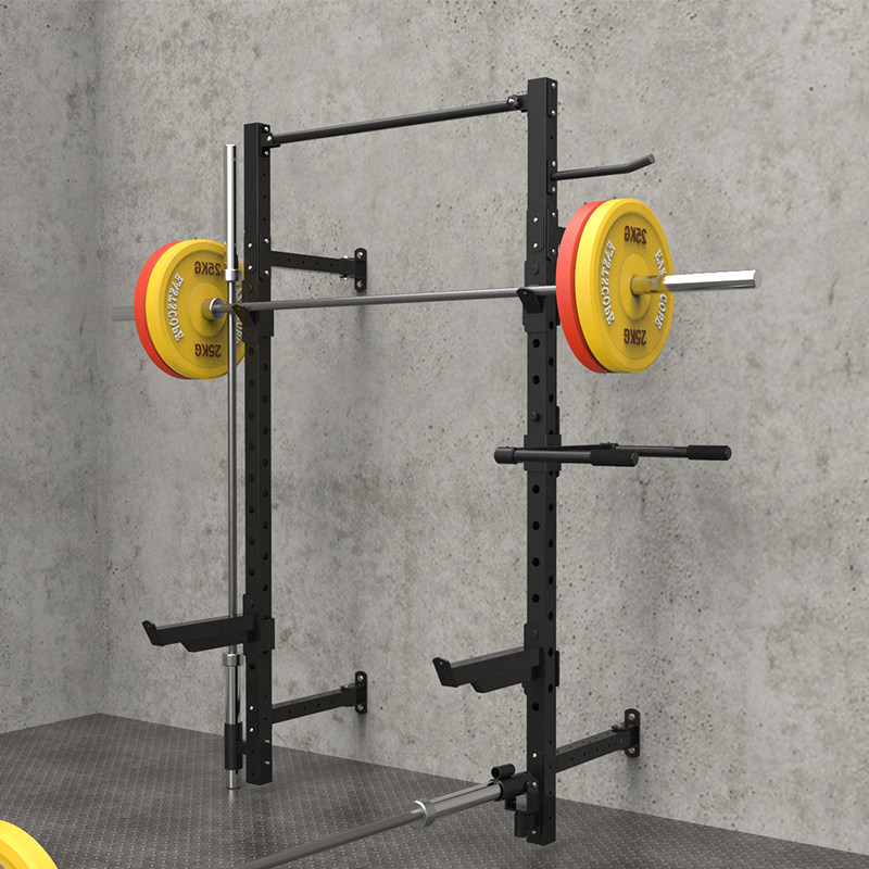 东际左右折叠多功能深蹲架家用私教卧推架杠铃综合杠铃