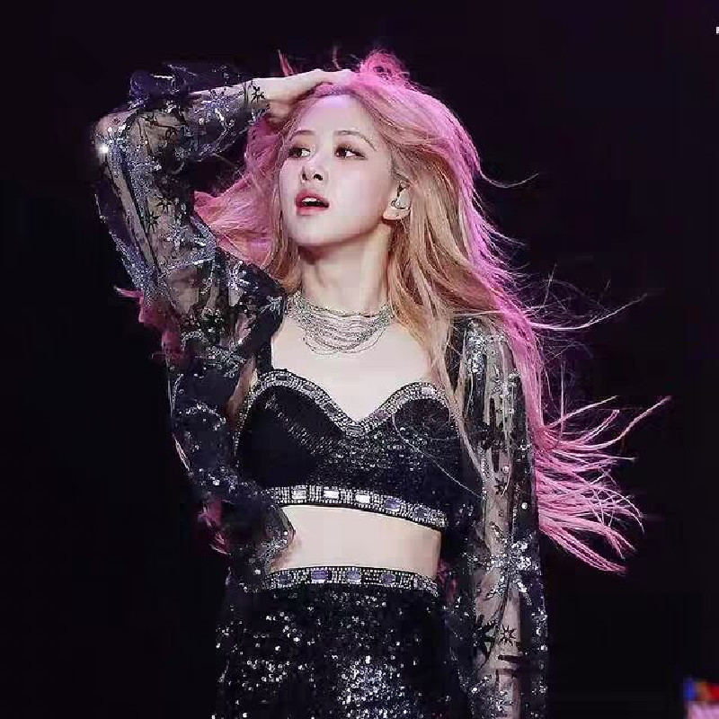 韩国女团rose朴彩英同款网纱跳舞亮片舞蹈爵士舞民族服装