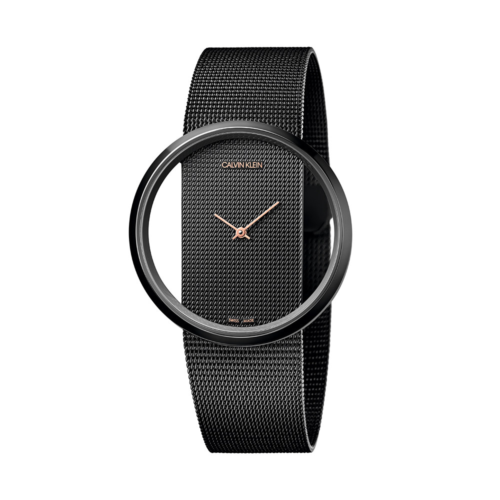 ck时尚优雅米兰系列透明曜石直营瑞士腕表