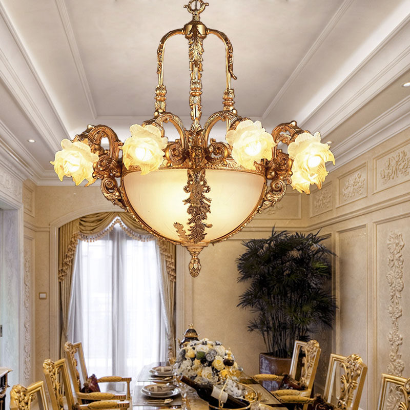 美格勒客厅卧室餐厅复古别墅灯饰法式古典新古典客厅吊灯