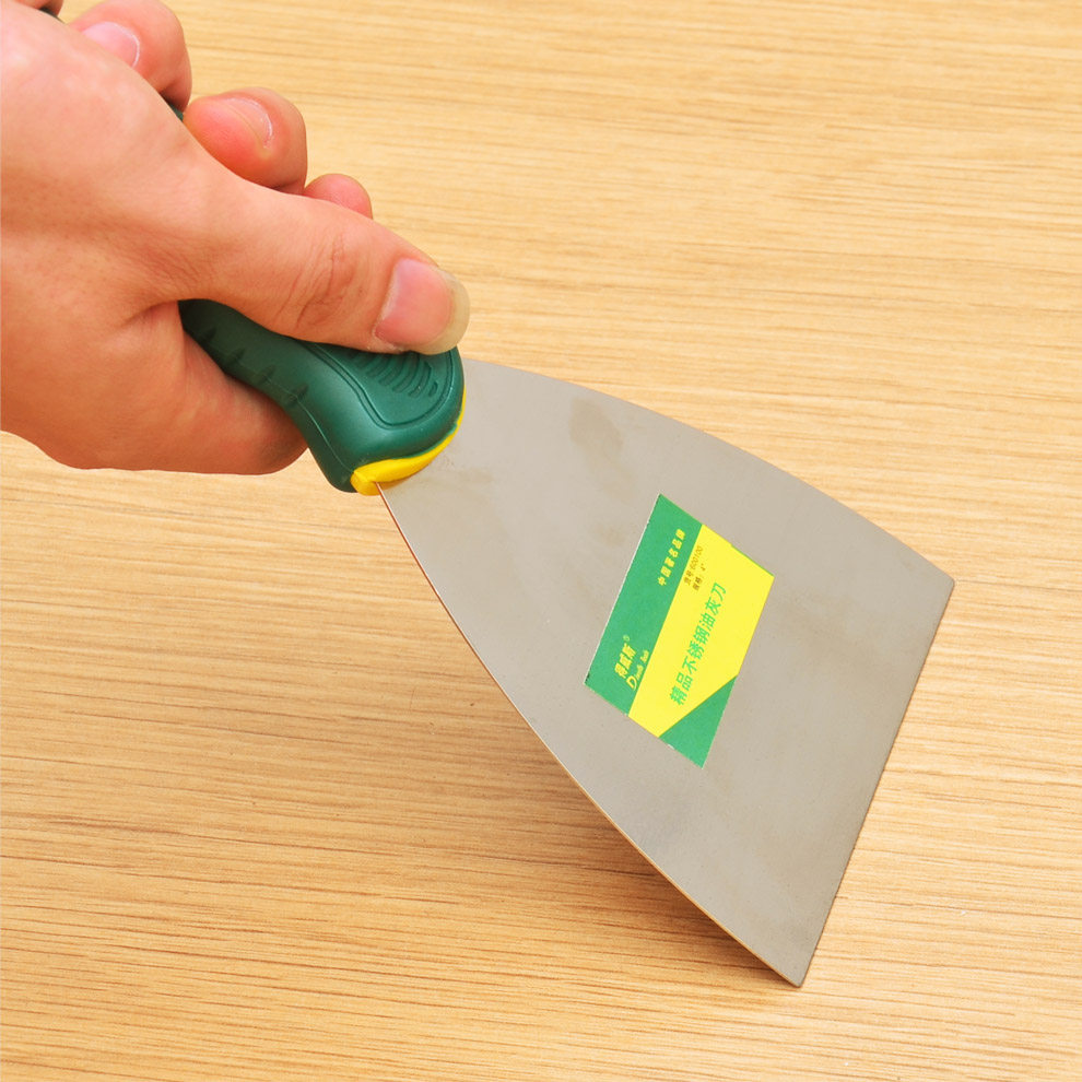 得威斯不锈油灰加厚铲刀清洁腻子批刀泥刀刮刀油灰刀