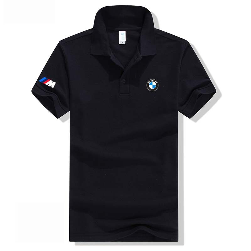 宝马4s体恤衣服男士翻领工作服汽修机车bmwpolo衫