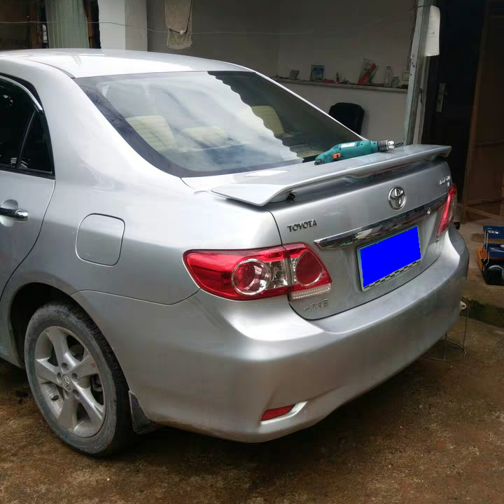 适用06-13款丰田卡罗拉尾翼老卡罗拉专用改装尾翼后玻璃装饰顶翼