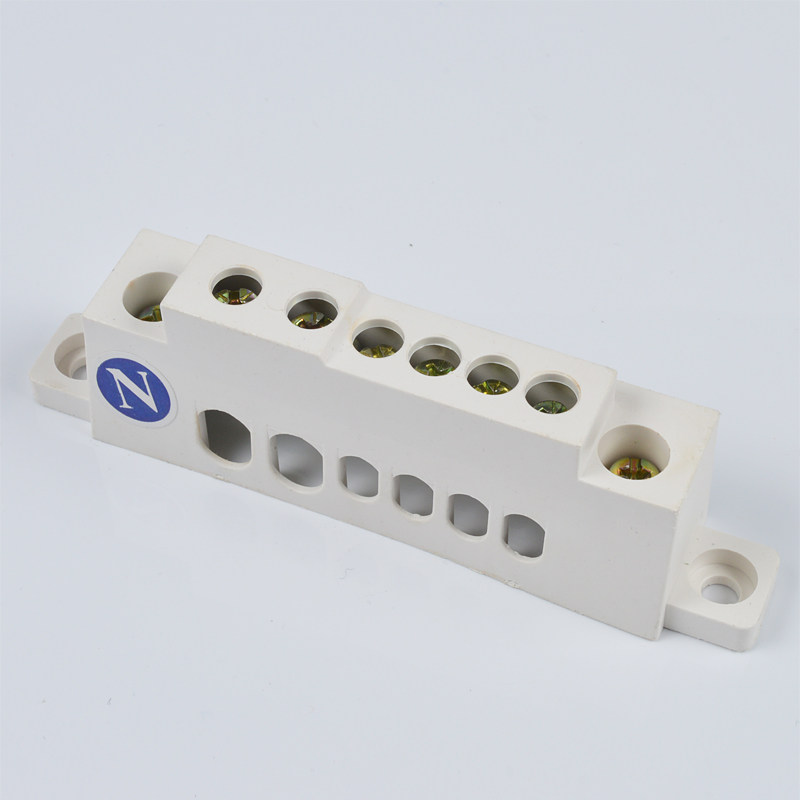 零线端子tclxp0001a6孔六位铜排接线配电箱接线端子