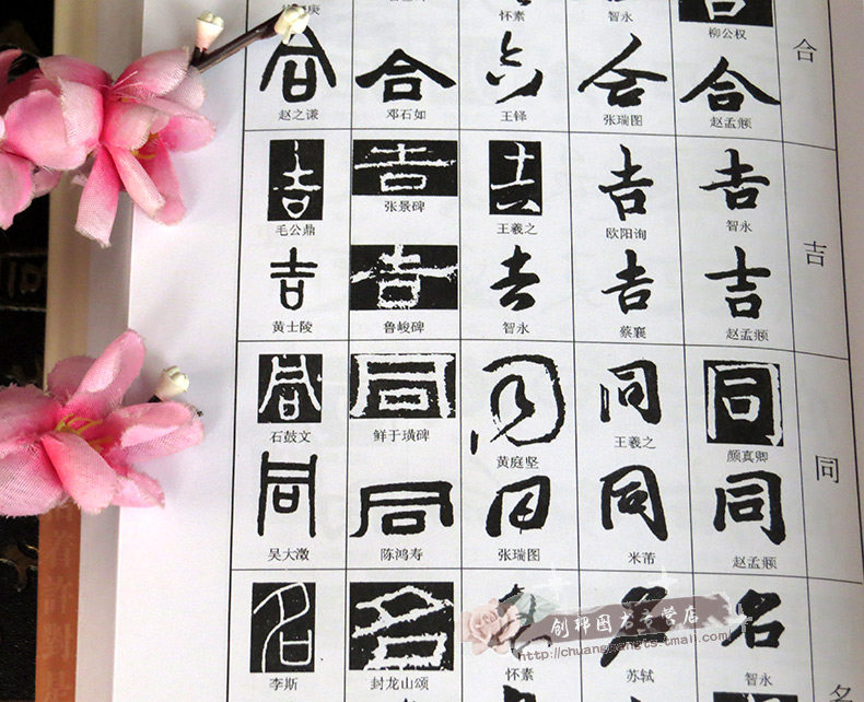 书法字典五体毛笔精装王冬梅冬梅影印真迹名家书法