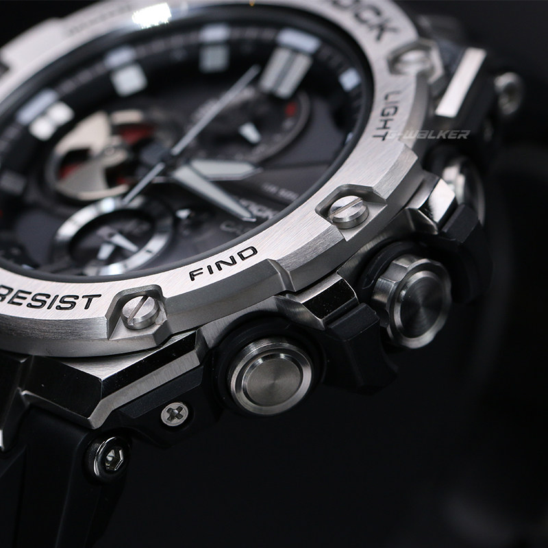 卡西欧g-steel gst-b100-1a b100d-1 蓝牙光动能手表男 gst-b200