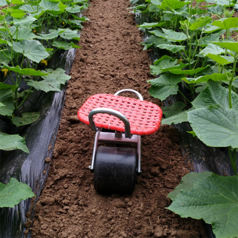 抢鲜大棚移动懒人凳懒汉凳子小车农用工具采摘车凳坐着干农活神器